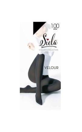 SIELA-Колготки Siela Velour 100 Den Nero розмір 2 1 шт-4823102986623-
