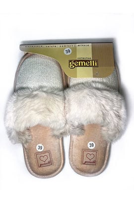 GEMELLI-Тапочки женские домашние Gemelli размер 36-41 Зима 1 шт-4823043343424-