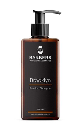 BARBERS-Шампунь для чоловіків проти лупи Barbers Brooklyn 400 мл-4823109403178-
