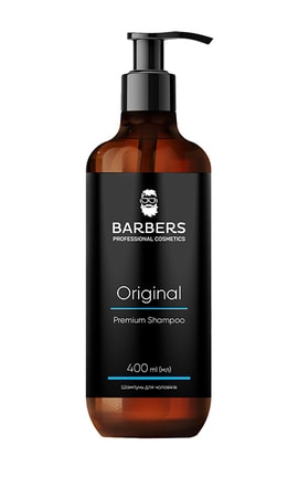BARBERS-Шампунь для чоловіків для щоденного використання Barbers Original 400 мл-4823109403109-