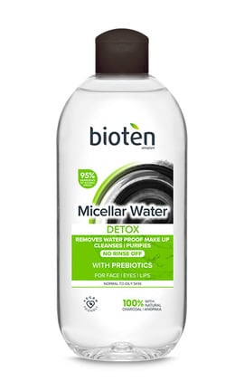 BIOTEN-Мицеллярная вода для снятия макияжа Bioten Detox 400 мл-5201314114956-