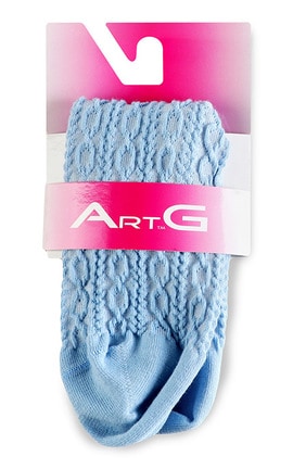 ART G-Носки заниженные ArtG №W81BACKGROUND001 23-25 голубой-4823116900417-