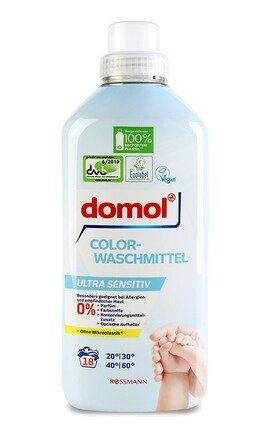 DOMOL-Гель для прання кольорових речей Domol Ultra Sensitiv 1 л-4305615104737