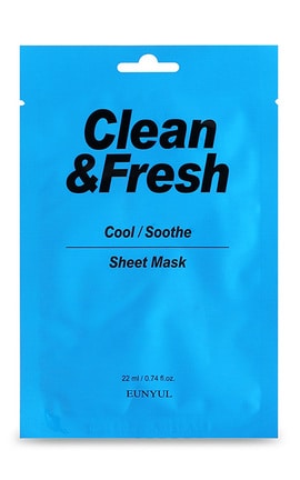 EUNYUL-Маска для обличчя Eunyul Clean&Fresh Cool/Soothe 22 мл-8809435406768-