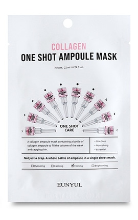 EUNYUL-Маска для обличчя Eunyul One Shot Ampoule Collagen 22 мл-8809696982049