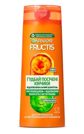 FRUCTIS-Шампунь для волосся Garnier Гуд бай посічені кінчики 250 мл-3600541284630-