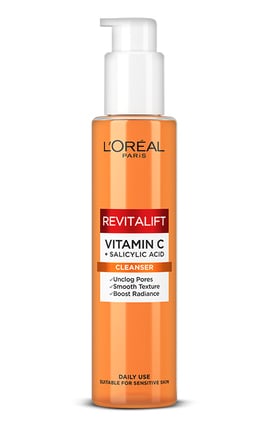 SKIN EXPERT-Пінка для обличчя очищувальна L'Oreal Paris Revitalift Vitamin C + Salicylic Acid 150 мл-3600524076061-
