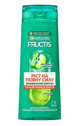 FRUCTIS-Шампунь для волос Garnier Fructis Рост в полную силу укрепляющий 250 мл-3600541775848-