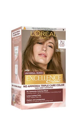 EXCELLENCE-Крем-краска для волос без аммиака L'Oreal Paris Excellence Creme №7U Universal Blonde 1 шт-3600524149000-