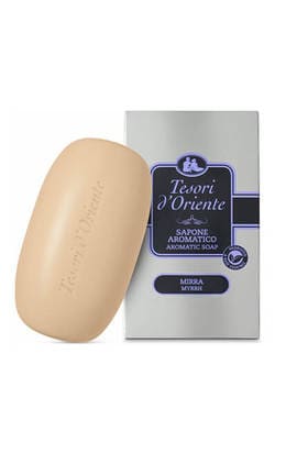 TESORI D'ORIENTE-Твердое крем-мыло парфюмированное Tesori d'Oriente Mirra 125 г-8008970055176-