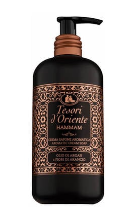 TESORI D'ORIENTE-Жидкое крем-мыло парфюмированное Tesori d'Oriente Hammam Масло арганы и Апельсиновый цвет 300 мл-8008970039954-