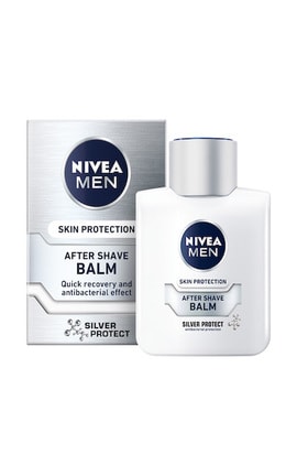 NIVEA-Бальзам після гоління чоловічий Nivea Men Silver Protect з іонами срібла і антибактеріальним ефектом 100 мл-4005808571895-