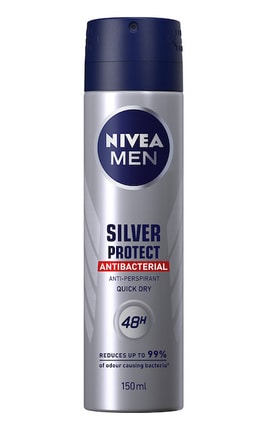 NIVEA-Антиперспірант-спрей чоловічий Nivea Men Silver Protect 150 мл-4006000032337-