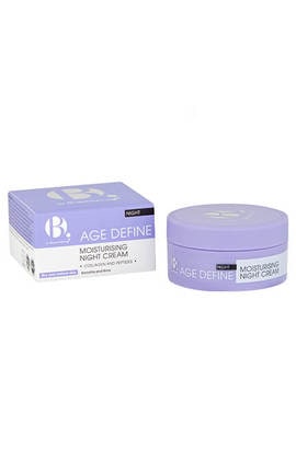 B.-Крем для обличчя нічний зволожувальний Superdrug B. Age Define 50 мл-8058010-