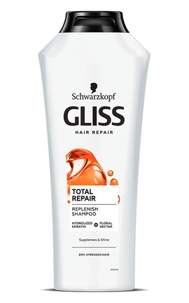 GLISS KUR-Шампунь для волосся Gliss Kur Total Repair для сухого пошкожденого волосся  400 мл-9000100549493-