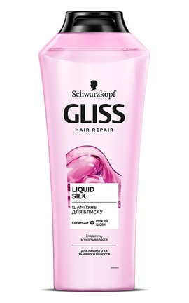 GLISS KUR-Шампунь для волосся Gliss Kur Рідкий шовк для ламкого волосся 400 мл-4605966008617-