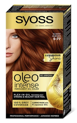 OLEO INTENSE-Фарба для волосся стійка без аміаку Syoss Oleo Intense тон 5-77 глянцева бронза 115 мл-4015001012132-