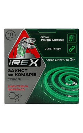 IREX-Спіралі від комарів IREX 10 шт -4820184441262-