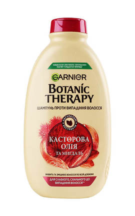 BOTANIC THERAPY-Шампунь для волосся Garnier Botanic Therapy Рицинова олія і Мигдаль 400 мл-3600541989429-