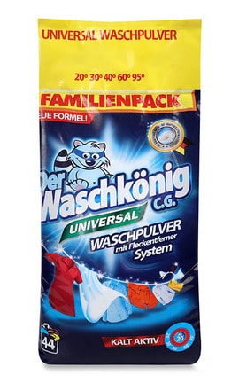 WASCHKONIG-Пральний порошок Der Waschkonig Universal 3.036 кг-4260418931334