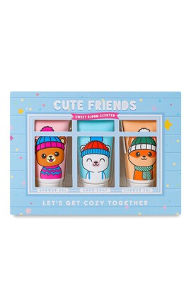 WATSONS-Набор подарочный Гель для душа 2х30мл + Шампунь 30мл Cute Snow Friends 1 шт-4894819458086-