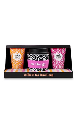 WATSONS-Набір подарунковий Гель для душу 75мл + Лосьйон для тіла 75мл + Чашка з кришкою Mini Travel Cup 1 шт-4894819456099-