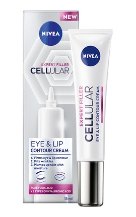 NIVEA-Крем для кожи вокруг глаз Nivea Hyaluron Cellular Filler антивозрастной филлер против морщин 15 мл-4005808367092-