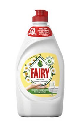 FAIRY-Засіб для миття посуду Fairy Ромашка та вітамін Е 450 мл-4015400956303-