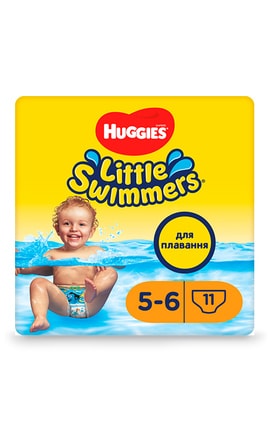 HUGGIES-Підгузники-трусики дитячі Huggies Little Swimmer розмір 5-6 вага 12-18 кг 11 шт-5029053538426-