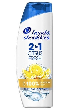 HEAD and SHOULDERS-Шампунь проти лупи і бальзам-ополіскувач Head&Shoulders Цитрусова свіжість 2в1 360 мл -8006540065211-