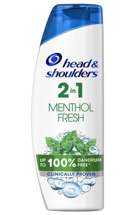 HEAD and SHOULDERS-Шампунь проти лупи та бальзам-ополіскувач Head&Shoulders Свіжість Ментолу 2в1 360 мл -4084500970403-