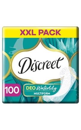 DISCREET-Щоденні прокладки Discreet Water Lily Scent 100 шт-8700216152921-