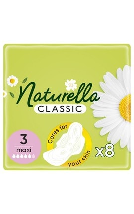 NATURELLA-Гигиенические прокладки Naturella Classic Maxi 8 шт-4015400317999-