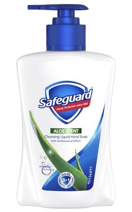 SAFEGUARD-Жидкое мыло Safeguard с алоэ 225 мл-4015400979074