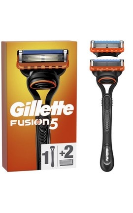 GILLETTE FUSION-Станок для гоління Gillette Fusion 5 з 2 змінними картриджами 1 шт-7702018866946-