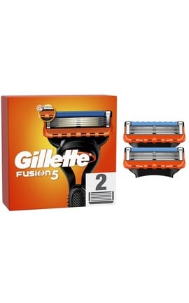 GILLETTE FUSION-Змінні картриджі для гоління Gillette Fusion 5 2 шт-7702018867011-