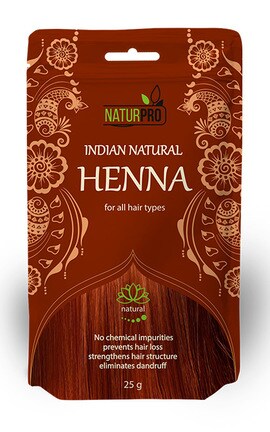 NATURPRO-Хна для волос Naturpro Натуральная Индийская 25 мл-4820185220125
