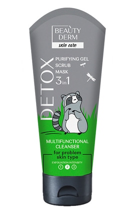 BEAUTYDERM-Засіб для очищення проблемної шкіри обличчя Beautyderm 3в1 75 мл-4820185223584-