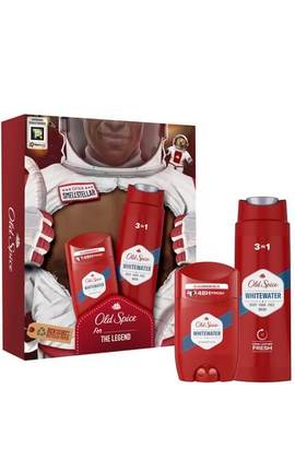 OLD SPICE-Подарунковий набір Old Spice Astronaut Whitewater: Гель для душу 3-в-1 250 мл + Твердий дезодорант 50 мл-8700216131766-