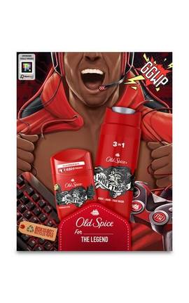 OLD SPICE-Подарочный набор Old Spice Gamer Wolfthorn: Гель для душа 3-в-1 250 мл + Твердый дезодорант 50 мл-8700216131803-