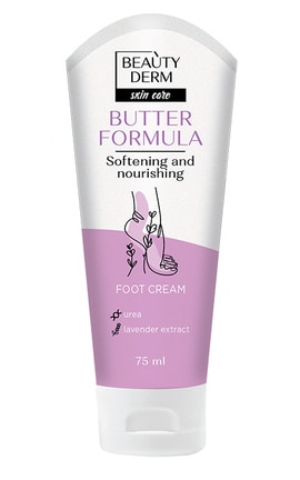 BEAUTYDERM-Крем для ног Beautyderm с мочевиной и экстрактом лаванды 75 мл-4820185225465-