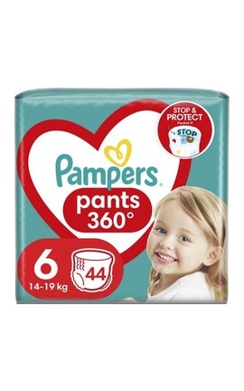 PAMPERS-Подгузники-трусики детские Pampers Pants размер 6 14-19 кг 44 шт-8006540069356-