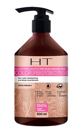 HAIR TREND-Шампунь для окрашенных волос бессульфатный Hair Trend Color Protection 500 мл-4820185222983-