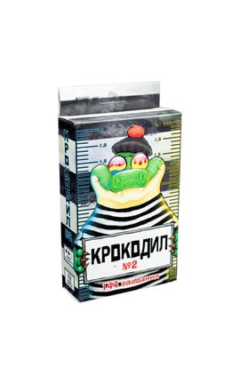 STRATEG-Настільна гра Strateg Крокодил №2 українською мовою-4823113801762-