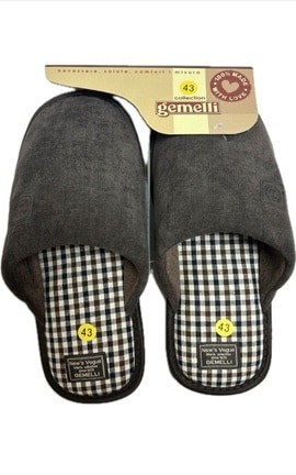 GEMELLI-Тапочки мужские домашние Gemelli размер 41-46 Паолино 1 шт-4823043341765-