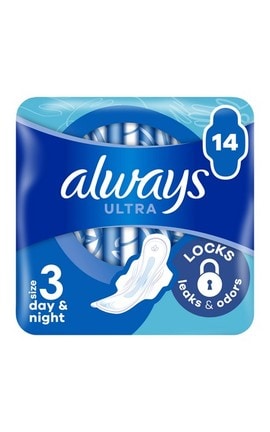 ALWAYS-Гигиенические прокладки Always Ultra Night (Размер 4) 14 шт-4015400032328-
