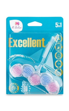 MI BELLUMI-Средство для чистки унитаза 5в1 Mi Bellumi Excellent Лаванда и шалфей 50 г-5903111478490