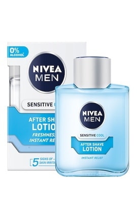 NIVEA-Лосьйон після гоління чоловічий Nivea Men охолоджуючий для чутливої шкіри без вмісту спирту 100 мл-4005900619280-