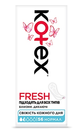 KOTEX-Ежедневные Прокладки женские гигиенические Kotex Normal 56 шт-5029053548050-