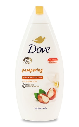 DOVE-Крем-гель для душа Dove Pampering Shea Butter&Vanilla Scent 450 мл-8720181356674-